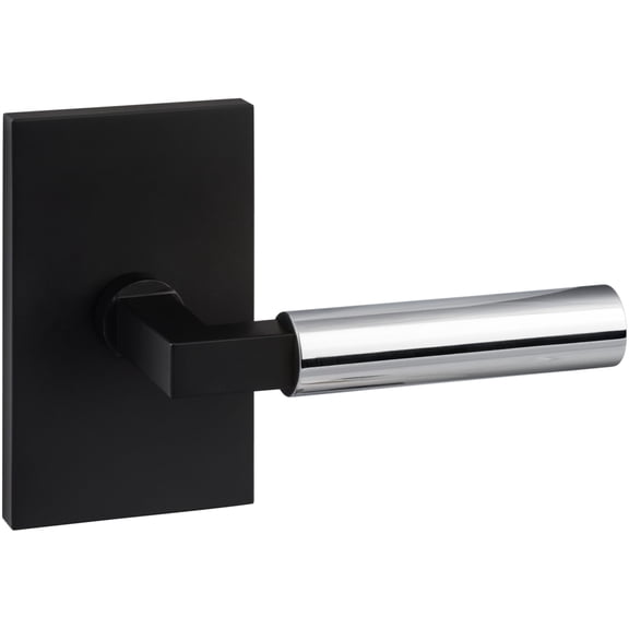 Sure-Loc LV100 FBL GRIP-SM 26 Levanto Non-Turning One-Sided Dummy Door Lever - Flat Black