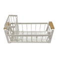 thumbnail image 1 of Soporte para esponja para fregadero de cocina, organizador de esponjas para encimera, resistente al óxido Blanco, 1 of 9