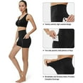 thumbnail image 4 of elitegadget High-Rise Biker Shorts with 2 Side Pocket for Women Workout Leggings Yoga Pants Fitness Athletic Workout Running, 4 of 5