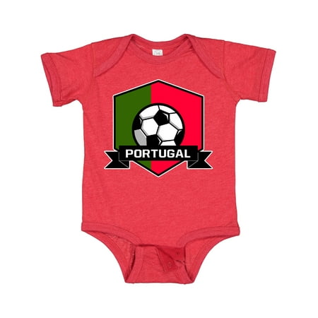 

Inktastic Soccer Portugal Flag Banner Gift Baby Boy or Baby Girl Bodysuit
