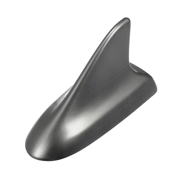 Unique Bargains Universal Dark Gray Shark Fin Adhesive Decorative Antenna