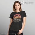 thumbnail image 2 of Netflix Women's Stranger Things Mind Flayer Sunset Chrome Logo T Shirt, 2 of 10