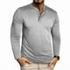 thumbnail image 1 of pstuiky Camisas casuales de manga larga para hombre, Camisa informal de manga larga con botones y parches lisos para hombre Tops casuales para hombres xxl, 1 of 5