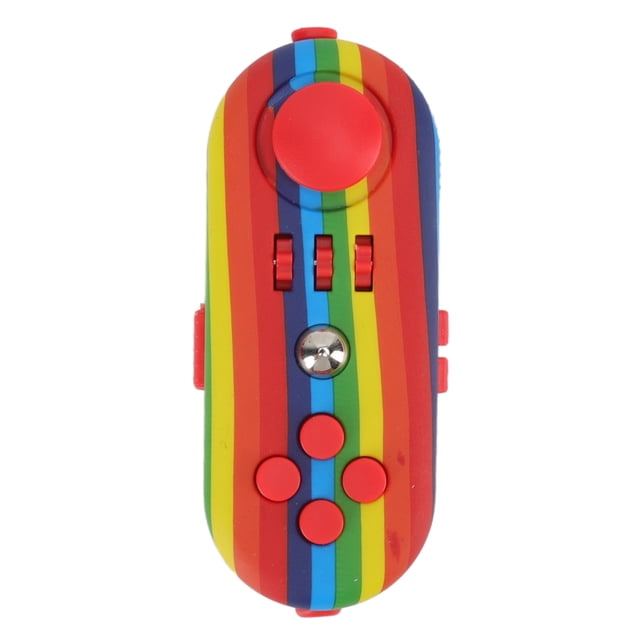 Juguete antiestrés para aliviar el estrés, relajar el estado de ánimo, portátil, para la ansiedad, sensorial, EDC, controlador, 9 colores