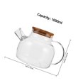 thumbnail image 2 of FONDOTIN 1Set Glass Stove Top Pot Dishwasher Safe Transparent Color Elegant, 2 of 8