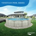 thumbnail image 3 of Aquarian Khaki Venetian 18ft x 52in Above Ground Swimming Pool Package, 3 of 11