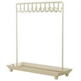 thumbnail image 5 of MyGift Modern Brass-Tone Metal Necklace Jewelry Organizer with 20 Hooks, 5 of 6