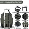 thumbnail image 4 of Bolsa de mano con ruedas EMPSIGN Underseat 16 Army Green, 4 of 6