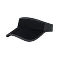thumbnail image 3 of Fabrcox Unisex Sports Sun Visor Hats Adjustable Empty Top Baseball Hat Spring Summer Outdoor Tennis Cap for Men Women Black 21.26-23.62", 3 of 4
