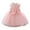 Pink, variant on Toddler Girl Dress Sleeveless Bowknot Mesh Princess Festival Christening Girls Boho Dresses,Size 12 Months-18 Months
