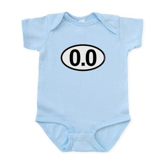 CafePress - 0.0 Zero Marathon Runner Infant Bodysuit - Baby Light Bodysuit, Size Newborn - 24 Months