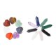thumbnail image 4 of 15Pcs Colorful Heart Shaped Crystals For Anxiety Relief Crystal Therapy Natural Backgrounds Set, 4 of 4