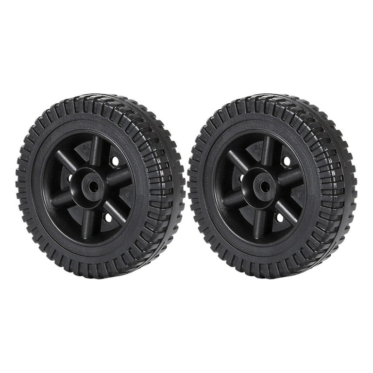 2Pcs BBQ Grill Wheel Hand Truck Tires Durable with Cover Sandproof  Universal Wheel Replacement 6 inch for Garden Accessories, Style B