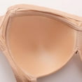 thumbnail image 3 of ALLLIST No Underwire Womens Bras Beige Plain Bralette Comfy T Shirt Women's Lingerie Size S-XL, 3 of 8