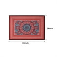 thumbnail image 2 of Lovote 2 Pcs Classic Area Rug Traditional Oriental Carpet Vintage Floor Rug 2'x 3' Non Slip Mat for Living Room Bedroom Farmhouse, Red, 2 of 5