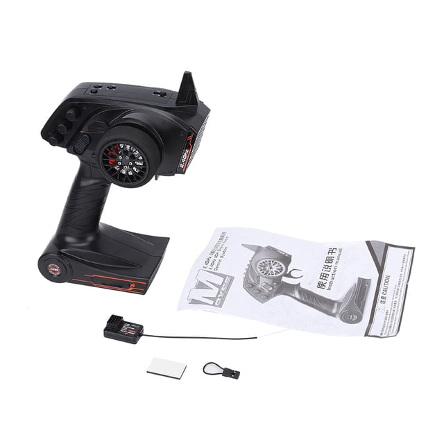 Transmisor de control remoto inalámbrico AX5S 2.4G 3CH AFHS para piezas de accesorios de coche/barco RCNegro (estándar)