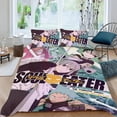 thumbnail image 2 of Soul Eater Conjunto de sábanas temático, trío de piezas, cómodo y amigable con la piel, diseño único, regalo de decoración para el hogar para familiares, amigos y fans,140cm *210cm, 2 of 6