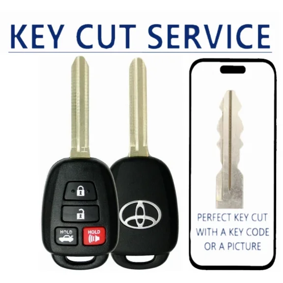 KEY CUT SERVICE 2014-2019 Toyota Camry Corolla HYQ12BDM H Chip