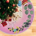 thumbnail image 5 of Coolnut Christmas Tree Skirt, 48", Easter Tree Skirt Double Layers Polyester Easter Tree Skirt for Easter Holiday Party Decoration, 5 of 6