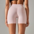 thumbnail image 4 of Besolor Yoga Shorts for Women Seamless High Waisted Stretchy Butt Lifting Summer Workout Fitness Biker Booty Shorts, 4 of 5