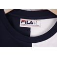 thumbnail image 5 of FILA Women's Navy Blue Three-Tone Cropped S/S T-Shirt (S03), 5 of 5