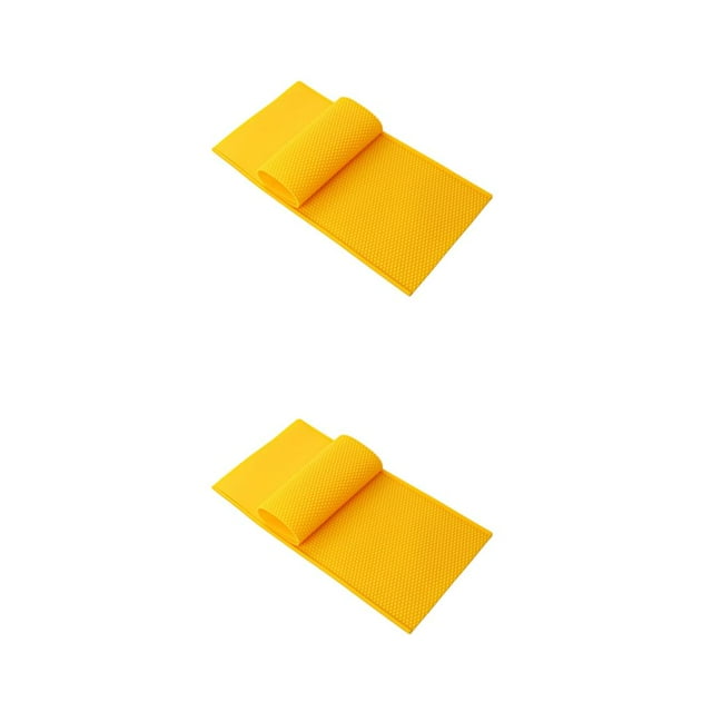 relayinert Moules Colorés pour Formes Créatives de Cire d'Abeille Forme de Moule Spéciale Jaune 2Set