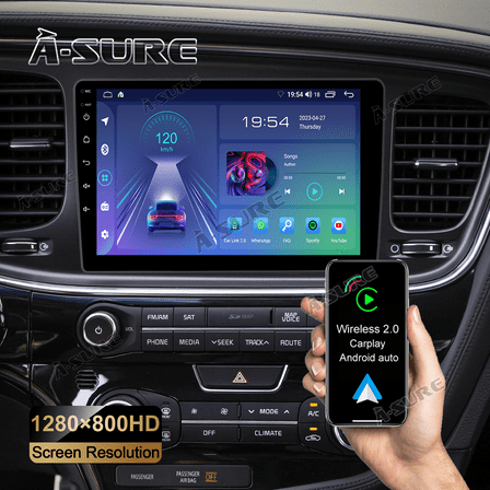 9" Android 14 Car Radio Stereo for Kia Optima MK3 2014-2015, 2 32GB Wireless CarPlay Android Auto GPS Navi WiFi Bluetooth DSP FM RDS SWC
