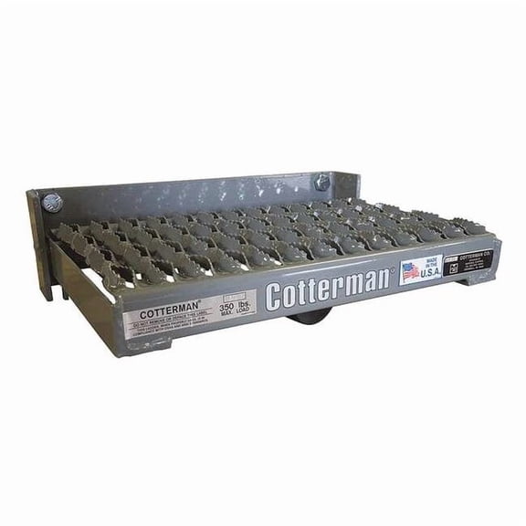 Cotterman Manual Fold-Up Step,15 In. L,4 In. H FUS100A3C1P1