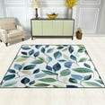 thumbnail image 3 of Area Rug Indoor 63"x48"in Non-Slip Wear Resistant Floor Mats Soft Large Carpets for Living Room Bedroom Home Decor Blue and Green, 3 of 7