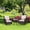 Beige, variant on GAOMON 3 Pieces Patio Furniture Set, Outdoor Swivel Gliders Rocker, Wicker Patio Bistro Set with Glass Top Side Table, Cushions, 360 Degree Rattan Rocking Chair for Backyard, Balcony,Beige
