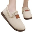 thumbnail image 5 of Slippers for Women Indoor Fluffy Slippers Cozy Women's Slippers Autumn Winter Thickened Home Footwear For Casual Comfort, 5 of 8