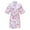 B, variant on KYAIGUO 2-14T Kids Baby Girls Satin Robes Toddler Spring Silk Short Kimono Bathrobe Summer Floral Nightgown Loungewear Soft Lightweight Baby Party SPA Sleepwear