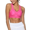 thumbnail image 3 of Padded Sports Bra for Women Lightly Lined Bra Feature V-Neck Nursing Bra Style W-781 Hook and Eye Closure Cute Bras Pinks-a M, 3 of 7