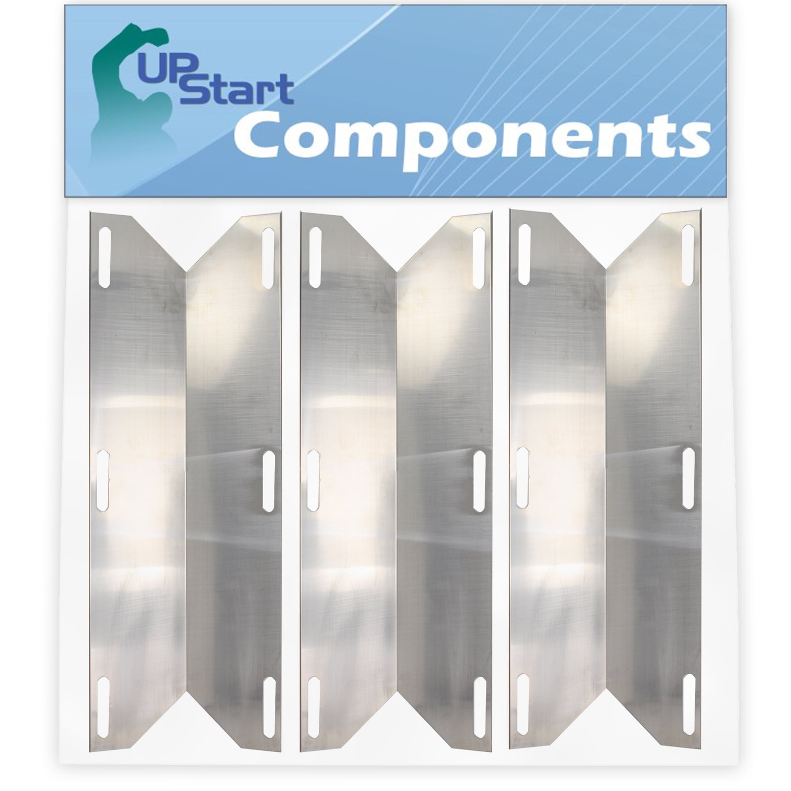 3 Pack Jenn Air Grill Parts Stainless Steel Heat Plate Shield Replacement 