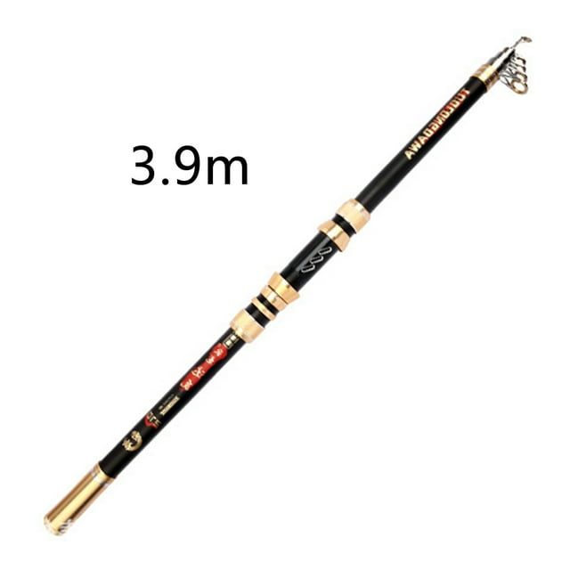 pitrice Portable Long Section Fishing Rods Tight Rod Section Angling Equipment for Freshwater Saltwater