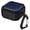Blue+Black, variant on Dteck Rugged Case for Samsung Galaxy Buds 4 / Buds 4 Pro, Shockproof Magnetic Closure Hard Shell Cover with Carabiner,Red+Black