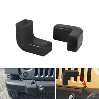 Chrome Headlight Mounting Brackets For Jeep Wrangler JKU 2007-2017 - 7 Round Headlight Bezels