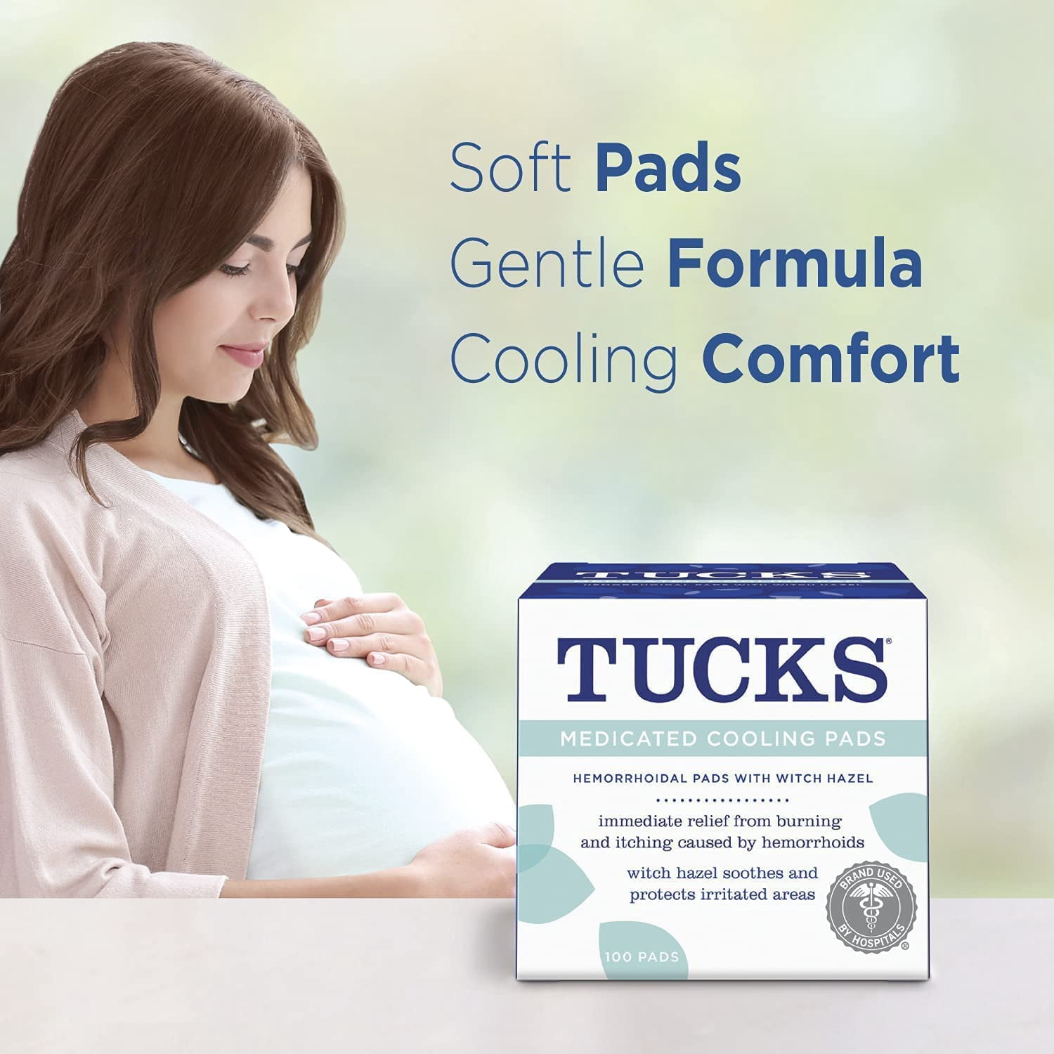Tucks Medicated Cooling Hemorrhoid Pads, 100 Ct, 2-Pack