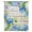 RoyalBlue Linen, variant on Blue Hydrangea Floral Sheer Curtains 45 Inches Long, Spring Butterfly Flower Light Filering Curtains, Breathable Simi Curtain Privacy Drapes for Kitchen Bathroom Lightweight Small Window Treatment