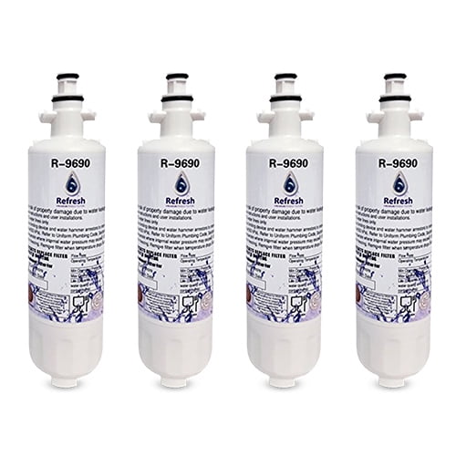 Replacement For LG LMXS27626D Refrigerator Water Filter by Refresh (4