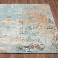 thumbnail image 3 of Luxe Weavers Kingsbury Collection 7094 Contemporary Area Rug Aqua 9x12, 3 of 7