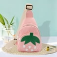 thumbnail image 2 of Meitianfacai Strawberry Pattern Crossbody Bag, Small Shoulder Purse with Adjustable Strap (Pink), 2 of 9