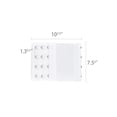 thumbnail image 3 of INSPIRE CHIC Women's Elastic Bra Hook Extensions 3 Rows 2 Pcs Apricot 2 and White, 3 of 6