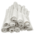 thumbnail image 2 of 1 Dozen - 12 x 12 White Value Washcloths Rags Bath/Craft/Kitchen/Garage/Face, 2 of 2