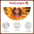 thumbnail image 3 of Sikiie Deep Yellow Colorful Sunflower Nativity Christmas Tree Skirt, Jesus Christian Winter Holiday Tree Mat Decoration(30-48IN)36", 3 of 6