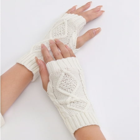 

Kiplyki Wholesale Women s Winter Fingerless Thermal Gloves Knitted Gloves With Thumb Holes