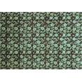 thumbnail image 1 of Ahgly Company Indoor Rectangle Abstract Light Blue Modern Area Rugs, 2' x 3', 1 of 4