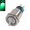 Green, variant on TeeRees 19mm Rotary Switch Latching 2 Positions 3-6V Metal Push Button Switch with Led,Yellow