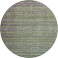 thumbnail image 2 of Addison Rugs Mayfield Premium Machine Washable Transitional Stripes Olive Round Rug, 8' X 8' Machine Washable Transitional Stripes Olive Oversized Sherpa Throw Blanket, 2 of 6