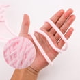 thumbnail image 3 of Knitting Wool Yarn 4 x 100g Multi-Colored Knitting Yarn for Crochet, Soft Chunky Yarn, Light pink, 3 of 5